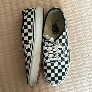Authentic Checkered Vans